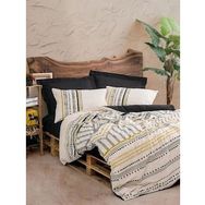 Cotton Box Elvira Siyah Etnich Çift Kişilik 200x220 cm Nevresim Takımı