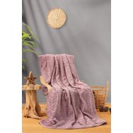 Cotton Box Emboss Gül Kurusu Çift Kişilik Battaniye