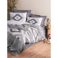 Cotton Box Ethnic Delos Antrasit Tek Kişilik Nevresim Takımı