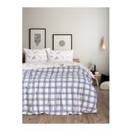 Cotton Box Flanel Nevresim Takımı Çift Kişilik Lavanid Mavi