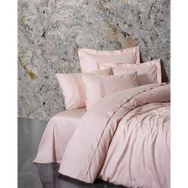 Cotton Box Jana Pudra Jakarlı Saten Çift Kişilik Nevresim Takımı