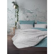 Cotton Box June Mint Petite Çift Kişilik Lastikli Çarşaflı Nevresim Takımı