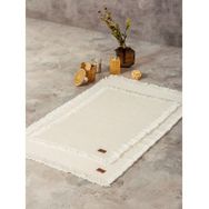 Cotton Box Krem 75x125+60x90 cm Klozet Takımı Bath Rug Set