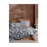 Cotton Box Lenora Kahve Çift Kişilik 200x220 cm Nevresim Takımı