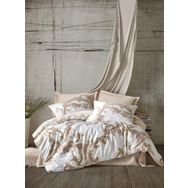 Cotton Box Loren Bej Çift Kişilik 200x220 cm Nevresim Takımı