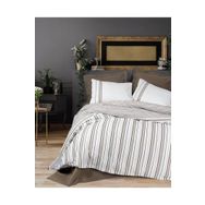 Cotton Box Nobil Ranforce Çift Kişilik Swell Kahve 200x220 cm Nevresim Takımı
