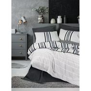 Cotton Box Nobil Ranforce Tek Kişilik Nobby Antrasit 160x220 cm Nevresim Takımı
