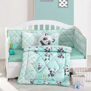 Cotton Box Panda Mint Bebek Uyku Seti