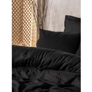 Cotton Box Plaid Ranforce Siyah Çift Kişilik Nevresim Takımı