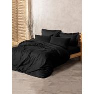 Cotton Box Plaid Ranforce Tek Kişilik Siyah Nevresim Takımı