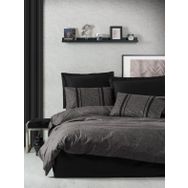 Cotton Box Plain Bitter Antrasit Siyah Çift Kişilik Nevresim Takım