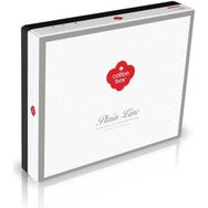 Cotton Box Plain Çift Kişilik Gri Siyah Nevresim Takımı