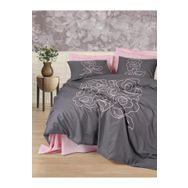 Cotton Box Primula Pembe Brode Ranforce Çift Kişilik Nevresim Takımı