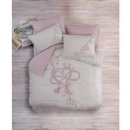 Cotton Box Puff Bellini Pembe Çift Kişilik Nevresim Takımı