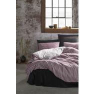 Cotton Box Saten Bordo Çift Kişilik Nevresim Takımı