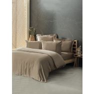 Cotton Box Silky Saten Bej Çift Kişilik Nevresim Takımı