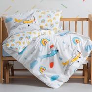 Cotton Box Sky Mavi Bebek Nevresim Takımı