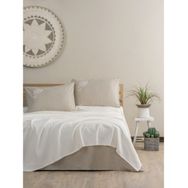 Cotton Box Spin Cadis Krem Tek Kişilik Pike Takımı