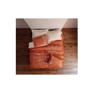 Cotton Box Tiva Nakışlı Ranforce Çift Kişilik Bej Nevresim Takımı