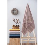 Cotton Box Twins %100 Pamuk Bej Plaj Havlusu