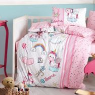 Cotton Box Unicorn Pembe Bebek Nevresim Takımı