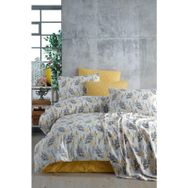 Cotton Life Bella Sarı Tek Kişilik 160x220 cm Nevresim Takımı