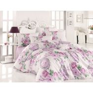 Cotton Life Clara Lila Çift Kişilik Nevresim Takımı