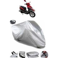 Coverplus Apachi Pusat Gri Arka Çanta Uyumlu Su Geçirmez Motosiklet Brandası