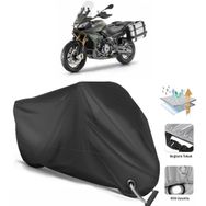 Coverplus Aprilia Caponord 1200 Rally Siyah Motosiklet Branda