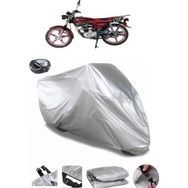 Coverplus Arora AR 100-62 Kartal Gri Arka Çanta Uyumlu Su Geçirmez Motosiklet Brandası