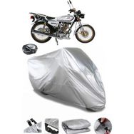 Coverplus Arora AR 100-8 A Modifiye Gri Arka Çanta Uyumlu Su Geçirmez Motosiklet Brandası