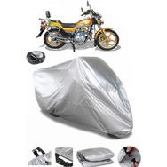Coverplus Arora AR 150-A Gri Arka Çanta Uyumlu Su Geçirmez Motosiklet Brandası
