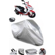 Coverplus Arora AR 150-T Gri Arka Çanta Uyumlu Su Geçirmez Motosiklet Brandası