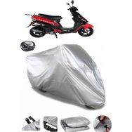 Coverplus Arora AR 50-10 Toros Gri Arka Çanta Uyumlu Su Geçirmez Motosiklet Brandası