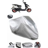 Coverplus Arora AR 50-11 Ares Gri Arka Çanta Uyumlu Su Geçirmez Motosiklet Brandası
