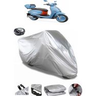 Coverplus Arora AR 50 Cappuccino Gri Arka Çanta Uyumlu Su Geçirmez Motosiklet Brandası