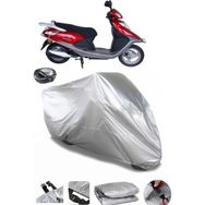 Coverplus Arora AR 50 Special Gri Arka Çanta Uyumlu Su Geçirmez Motosiklet Brandası