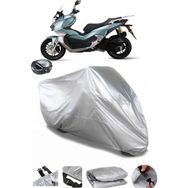 Coverplus Arora Beatrix Gri Arka Çanta Uyumlu Su Geçirmez Motosiklet Brandası