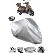 Coverplus Arora Cappucino 125 Gri Arka Çanta Uyumlu Su Geçirmez Motosiklet Brandası