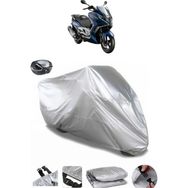 Coverplus Arora GT 125 Gri Arka Çanta Uyumlu Su Geçirmez Motosiklet Brandası