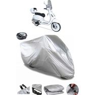 Coverplus Arora Safari 125 Gri Arka Çanta Uyumlu Su Geçirmez Motosiklet Brandası