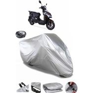 Coverplus Arora Verano AR 125-25 Gri Arka Çanta Uyumlu Su Geçirmez Motosiklet Brandası
