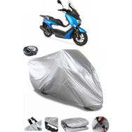 Coverplus Arora ZRX 200 Gri Arka Çanta Uyumlu Su Geçirmez Motosiklet Brandası