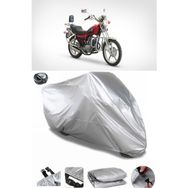 Coverplus Asya Ultra 150 Gri Arka Çanta Uyumlu Su Geçirmez Motosiklet Brandası