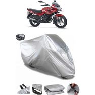 Coverplus Bajaj Discover 150 F Gri Arka Çanta Uyumlu Su Geçirmez Motosiklet Brandası