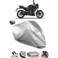 Coverplus Bajaj Dominar D 400 Gri Arka Çanta Uyumlu Su Geçirmez Motosiklet Brandası