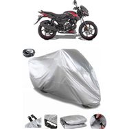 Coverplus Bajaj Pulsar AS 150 Gri Arka Çanta Uyumlu Su Geçirmez Motosiklet Brandası