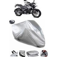 Coverplus Bajaj Pulsar AS 200 Gri Arka Çanta Uyumlu Su Geçirmez Motosiklet Brandası