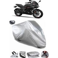 Coverplus Bajaj Pulsar F 250 Gri Arka Çanta Uyumlu Su Geçirmez Motosiklet Brandası
