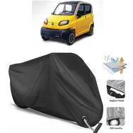 Coverplus Bajaj Qute RE 60 Siyah Motosiklet Branda